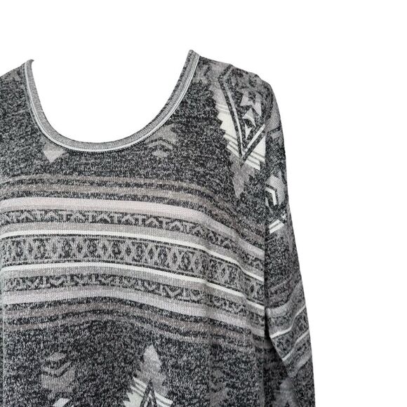 |EUC| PANHANDLE Western Print Long Sleeve Sweater - Picture 2 of 6